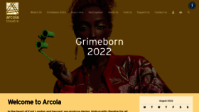 What Arcolatheatre.com website looked like in 2022 (1 year ago)