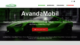What Avandamobil.com website looked like in 2022 (1 year ago)