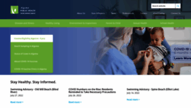 What Algomapublichealth.com website looked like in 2022 (3 years ago)