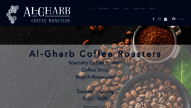What Al-gharb.coffee website looked like in 2022 (1 year ago)