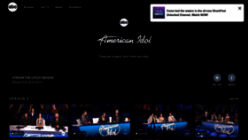 What Americanidol.com website looked like in 2022 (1 year ago)