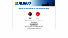 What Alinco.com website looked like in 2022 (1 year ago)