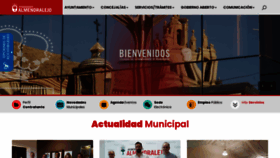 What Almendralejo.es website looked like in 2022 (1 year ago)