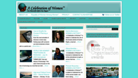 What Acelebrationofwomen.org website looked like in 2022 (1 year ago)