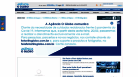 What Agenciaoglobo.com.br website looked like in 2022 (1 year ago)