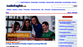 What Audioenglish.net website looked like in 2022 (1 year ago)