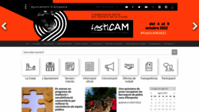What Amposta.cat website looked like in 2022 (1 year ago)