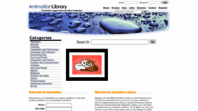 What Animationlibrary.com website looked like in 2022 (1 year ago)