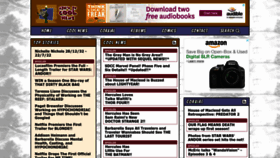 What Aintitcoolnews.com website looked like in 2022 (1 year ago)
