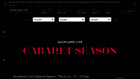What Aucklandlive.co.nz website looked like in 2022 (1 year ago)