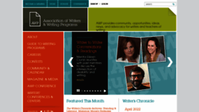 What Awpwriter.org website looked like in 2022 (3 years ago)
