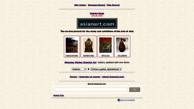 What Asianart.com website looked like in 2022 (1 year ago)