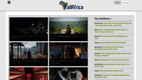 What Africanews.org website looked like in 2022 (1 year ago)