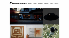What Architecturefordogs.com website looked like in 2022 (1 year ago)
