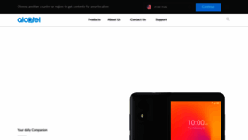What Alcatelonetouch.com website looked like in 2022 (1 year ago)