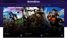 What Animedrive.hu website looked like in 2022 (1 year ago)