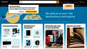 What Amazon.me website looked like in 2022 (1 year ago)