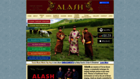 What Alashensemble.com website looked like in 2022 (1 year ago)