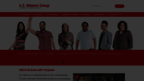 What Aswatson.com website looked like in 2022 (2 years ago)