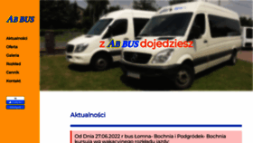 What Abbus.pl website looked like in 2022 (1 year ago)