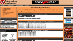 What Abandonware-magazines.org website looked like in 2022 (1 year ago)