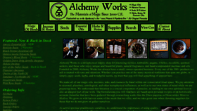 What Alchemy-works.com website looked like in 2022 (1 year ago)