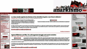What Anarkismo.net website looked like in 2022 (1 year ago)