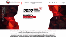 What Acec.ca website looked like in 2022 (1 year ago)