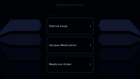 What Acyclovirzov.com website looked like in 2022 (1 year ago)