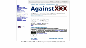 What Againsttcpa.com website looked like in 2022 (1 year ago)
