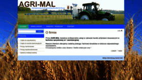 What Agrimal.pl website looked like in 2022 (1 year ago)