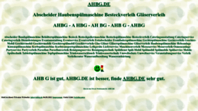 What Ahbg.de website looked like in 2022 (1 year ago)