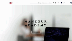 What Alimanzour.com website looked like in 2022 (1 year ago)