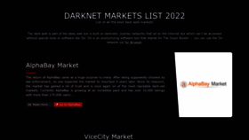What Alldarknetmarkets.com website looked like in 2022 (1 year ago)