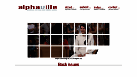 What Alphavillejournal.com website looked like in 2022 (1 year ago)