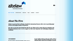 What Altelaw.com website looked like in 2022 (1 year ago)