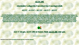 What Aluc.de website looked like in 2022 (1 year ago)