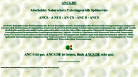 What Ancs.de website looked like in 2022 (1 year ago)