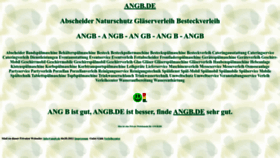 What Angb.de website looked like in 2022 (1 year ago)