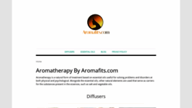 What Aromafits.com website looked like in 2022 (1 year ago)