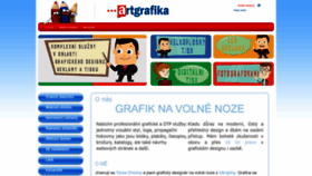 What Artgrafika.cz website looked like in 2022 (1 year ago)