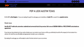 What Austinpopalock.com website looked like in 2022 (1 year ago)