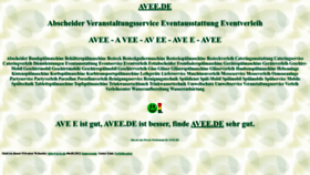 What Avee.de website looked like in 2022 (1 year ago)