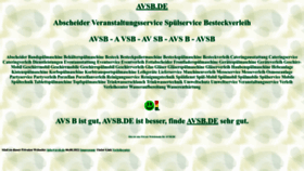 What Avsb.de website looked like in 2022 (1 year ago)
