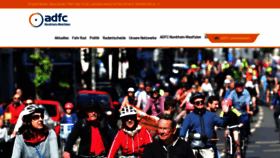 What Adfc-nrw.de website looked like in 2022 (1 year ago)