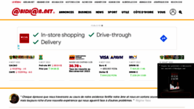 What Abidjan.net website looked like in 2022 (2 years ago)