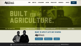 What Agdirect.com website looked like in 2022 (1 year ago)