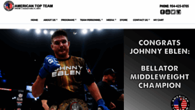 What Americantopteam.com website looked like in 2022 (1 year ago)