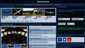 What Airliners.net website looked like in 2022 (1 year ago)