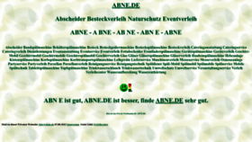 What Abne.de website looked like in 2022 (1 year ago)